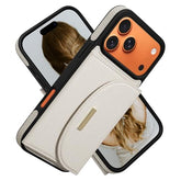 Wallet Case for iPhone 17 Pro Max 6.9'', Flip Case with RFID Blocking Card Holder Slots Kickstand, PU Leather Protective Folio Cover for Women, Beige
