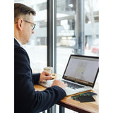 Slim Portable Charger With Built In Cable - Ultra Thin Power Bank Compatible With Iphone 15 Series Samsung Galaxy/Note Google Pixel And Other Android Usb-C Smartphones