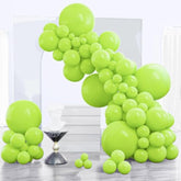 140pcs Lime Green Balloon Garland Kit – Assorted Sizes for Arch & Party Decorations