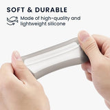 Silicone Cover Compatible With Apple Magic Mouse 1/2 Cover - Soft Mouse Protector Grip - Light Blue