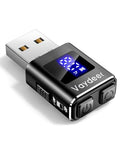 Metal Mini Mouse Jiggler, T5S Mouse Mover With Timer, Led Countdown, Undetectable, 3-Button Control, For Office, Remote Work, Online Meetings,Shaker Wiggler To Boost Your Productivity (Black)