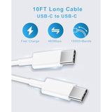 30W Usb C Fast Charger For Ipad Pro 13/12.9/11 Inch 2025/2024/2022/2020, Air M3/M2/5Th/4Th, Mini A17 Pro/6Th Gen, Ipad A16/10Th, Type C Super Fast Charging Wall Charger Block With 10Ft Long Usbc Cable