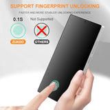 2 Pack For Samsung Galaxy S25 Ultra 6.86" Matte Privacy Screen Protector Tempered Glass Film, Anti-Glare Anti-Spy Anti-Fingerprint Ultrasonic Fingerprint Support, Ultra-Thin 0.2Mm