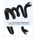 Flexible Phone Holder For Treadmill, Peloton, Stroller, Shopping Cart, Desk, Portable Gooseneck 16.5” Long Arm Phone Mount For 4.7”-6.9" Smartphones