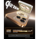 2025 Solid-State Magnetic Portable Charger 5000Mah, Qi2-Certified 15W Wireless Power Bank, High Energy Density & Safety, Usb-C Travel Magnetic Battery Pack For Iphone 16/15/14/13/12-Titanium