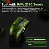 8Bitdo Retro R8 Mouse With Paw 3395 Optical Sensor Dpi 26K, Wireless 4K Polling Mouse With Charging Dock, Programmable Buttons, And Kailh Sword Gm X Micro Switches - X Box Edition