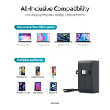 Slim Usb C Charger Compatible With Asus Chromebook C423 C423N C423Na C223 C223N C223Na C213 C213S C213Sa C213Na C213N C214Ma C214M C214 Laptop Power Cord Adapter Supply