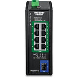 9-Port Industrial 2.5G Din-Rail Poe++ Switch With 10G Sfp+ Port, Ti-Bg5091, Multi-Gigabit, 8 X 2.G Poe++ Ports, 1 X 10G Sfp+ Port, 480W Poe Power Budget, 60Gbps, Protection, Black