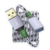 Usb Extension Cable 25 Ft - Usb 3.0 Extension Cable [Aluminum Shell, Nylon Bra