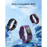 3.3Ft/1M Charger Compatible With Fitbit Charge 2 Charger Replacement Usb Charging Cable For Fitbit Charge 2