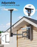 Starlink Gen 3 Standard Wall Mount, 29.7inch Long Arm Wall Mount Fit for Starlink Gens 3, Extension Heavy Duty Pole Mounts with Gen 3 Pipe Adapter
