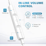 Usb C Headphones For Iphone 15 Pro Max Plus Ipad, Type C Earphones Noise Isola