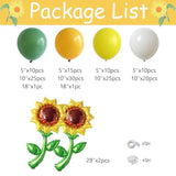 Sunflower Balloon Arch Kit: Mustard Yellow, Sage Green Party Decor