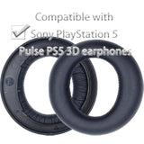 Replacement Ear Pads Compatible With Sony Playstation 5 Pulse Ps5 3D Wireless Headphones, Replacement Ear Pads Made Of Protein Leather And Memory Foam (Black)