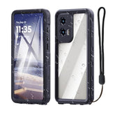 For Moto G Stylus 5G 2024 Case Waterproof Ip68 Certified Dustproof Shockproof Built-In Screen Protector Full Body Protective Cover For Motorola G Stylus 5G Black