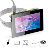 3.5 Inch Dsi Touchscreen For Raspberry Pi 5 4 3 2 Cm3 Cm4 - Ips Capacitive Touch Display, 800X480 Resolutionplug And Play, Compatible With Raspberry Pi Os, Ubuntu