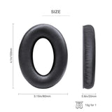 A30 Replacement Ear Pads Headband Cushion Pad Compatible With Bose A30 Aviation Headset Including Inner Foam Filter Inserts, 3 Mic Covers Windscreen, Protein Leather Memory Foam (Refresh Kit)