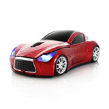 Wireless Sports Car Mouse, Wireless Desktop Laptop Computer Mouse 2.4Ghz Optic