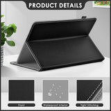 Universal 10 Inch Tablet Case,10.1 Inch Android Tablet Cover, Protective Folio Stand Case For 9.6-10.5 Inch Tablet, Pu Leather Tablet Cover For 10.1 Inch Tablet Android