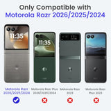 Motorola Razr 2026/2025/2024 Phone Case with Screen Protector, Black Cube Design