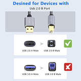 Usb 2.0 Printer Cable - 50 Feet Active Repeater, Compatible With Hp, Canon, Epson, Dell, Brother, Lexmark, Xerox