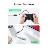 UGREEN USB Extender, USB 3.0 Extension Cable Male to Female USB Cable High-Speed Data Transfer Compatible with Webcam, Gamepad, USB Keyboard, Mouse, Flash Drive, Hard Drive, Oculus VR, Xbox 15 FT