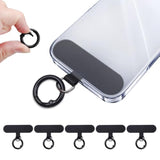 6-Pack Phone Tether Tabs with Spring Ring Clasps Lanyard Replacement for Cases