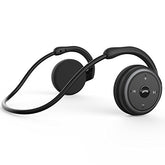 Small Bluetooth Headphones Wrap Around Head - Sports Wireless Headset With Built In Microphone And Crystal-Clear Sound, Foldable And Carried In The Purse, And 12-Hour Battery Life, Black
