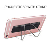 4 Pcs Phone Finger Strap Grip with Stand for iPhone Samsung, Mixed Colors