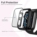 Screen Protector Compatible With 41Mm Apple Watch Series 7, 8, 9 - 12 Pack Tempered Glass, Full Scratch-Resistant Protective Cover Bumper