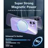 Clear Magnetic Shockproof iPhone 12/12 Pro Case Military Drop Protection