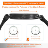 5Pcs Watch Glass Screen Protectors 27Mm Hd Tempered Glass High Al Anti-Scratch 9H Hardness High Definition Anti-Explosion Smartwatch Screen Protection Film