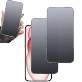 2Pcs Glitter Privacy Matte Screen Protector Suit For Iphone 13 Pro Max/Iphone 14 Plus,Diamond Anti-Spy Bling Shiny Sparkling Tempered Glass Suit For Iphone 13 Pro Max/Iphone 14 Plus 6.7Inch