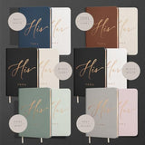 Vow Books His And Hers - Linen Wedding Vow Books Perfect As Bride & Groom Gifts, Wedding Registry Ideas - His & Hers Gifts Wedding Vow Book - Wedding Essentials & Accessories