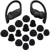 8-Pair Silicone Ear Tips for Powerbeats Pro S/M/L/D 4 Sizes Black
