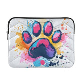 Abstract Dog Paw Print (2) Laptop Sleeve 15.6 Inch, Protective Laptop Case Briefcase Notebook Cover Carrying Computer Bag For Travel Work