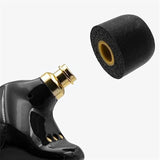 Tripowin Tp45 Spiral Groove Memory Foam Eartips, 2 Pairs In Ear Monitor Ear Plugs Suitable For 4.5Mm-6.5Mm Earphone Nozzle (M)