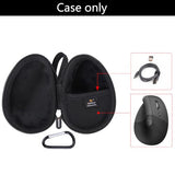 Case Compatible With Logitech Lift Vertical / Mx Vertical Wireless Mouse, Portable Storage Bag For Accessories -Black (Case Only)