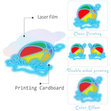 Neon Pool Party Birthday Banner Summer Birthday Party Decorations 3Pcs Glitter Blue Hawaii Beach Pool Theme Banners For Hawaiian Luau Aloha Baby Shower Wedding Supplies