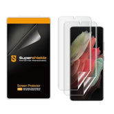 (2 Pack) Designed For Samsung (Galaxy S21 Ultra 5G) Screen Protector, High Definition Clear Shield (Tpu)