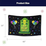 Funny Happy Birthday Banner 60" X 33" – Hilarious Party Decoration For Adults, Gag Gift Décor For Him Or Her – Sarcastic, Bold & Reusable Sign -Rip My 20'S