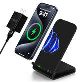 Samsung Wireless Charger Fast Charging Stand Desk Phone Charger Stand Android Charging Station For Samsung Galaxy S24 Ultra S24+ S24 S23 Fe S22 S21 S20 S10 S9 S8,Iphone 15 Pro Max Plus 14 With Adapter