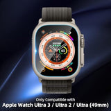 2 Pack Tempered Glass Screen Protector With Auto-Alignment Installation Frame Compatible With Watch Ultra 2 / Ultra Screen Protector 49Mm, Waterproof Hd Film For Iwatch Ultra 49Mm Clear