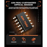 A980Promax Wireless Gaming Mouse-4K/8K Polling-30K Dpi Optical Sensor-0.85' Tft Color Display-Magnesium Alloy Buttons-2.4G Wireless/Bt/Usb Connectivity-Nano Receiver Included