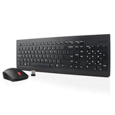 Lenovo 510 Wireless Keyboard & Mouse Combo, 2.4 GHz Nano USB Receiver, Full Size, Island Key Design, Left or Right Hand, 1200 DPI Optical Mouse, GX30N81775, Black