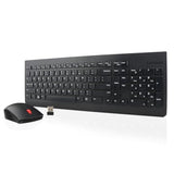 Lenovo 510 Wireless Keyboard & Mouse Combo, 2.4 GHz Nano USB Receiver, Full Size, Island Key Design, Left or Right Hand, 1200 DPI Optical Mouse, GX30N81775, Black