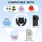 3 Pack Multi-Surface Car Mount for PopSocket Grip Strong Adhesive Black