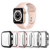 6 Pack Apple Watch 40mm Case with Tempered Glass Screen Protector SE/6/5/4
