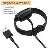 Charger For Fitbit Charge 6/5 & Fitbit Luxe, Replacement Usb Charging Cable (3.3Ft/1M) (1)