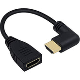 8K Hdmi Extension Cable, Short 8K Hdmi 90 Degree Left Angle Male To Female Hdm